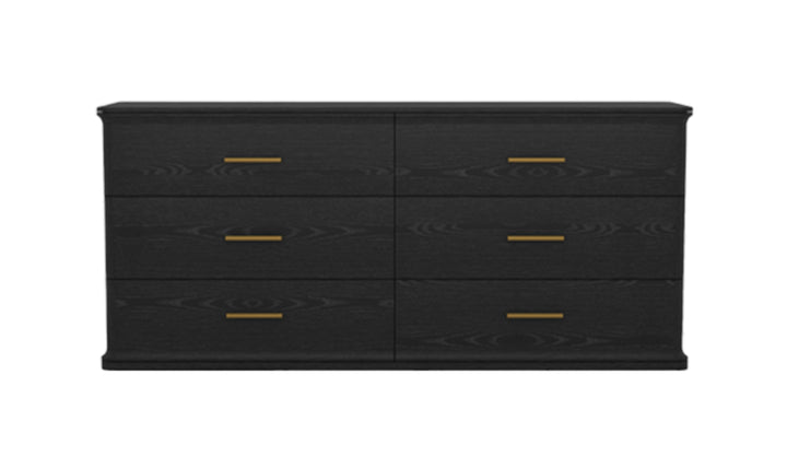 Manhattan Comfort Clifford Wooden Dresser With Six Drawers-Jennifer Furniture