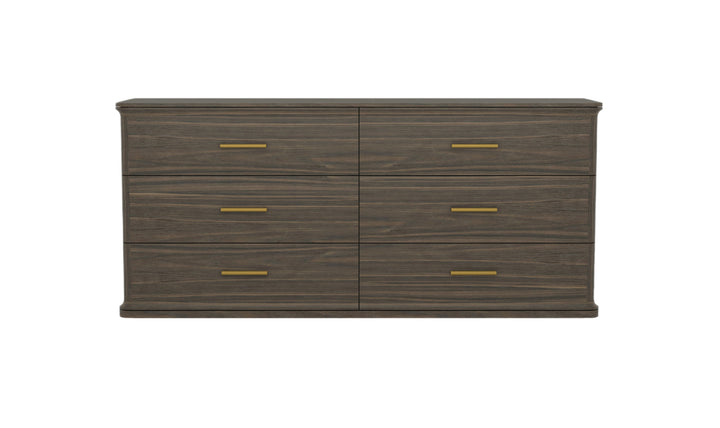 Manhattan Comfort Clifford Wooden Dresser With Six Drawers-Jennifer Furniture