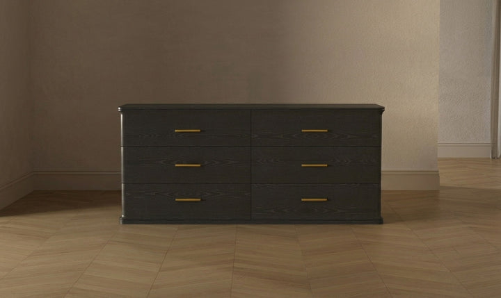 Manhattan Comfort Clifford Wooden Dresser With Six Drawers-Jennifer Furniture
