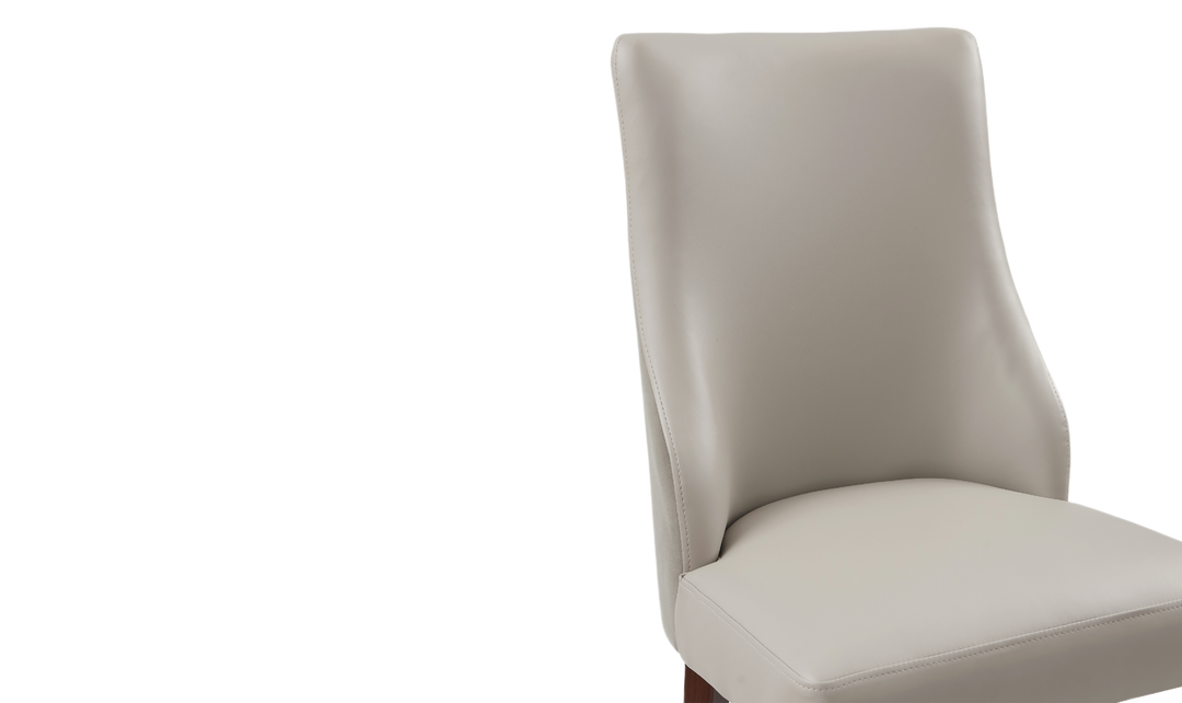 Manhattan Comfort Connie Wood Vegan Leather and Velvet Accent Chair With Set of Two-Jennifer Furniture