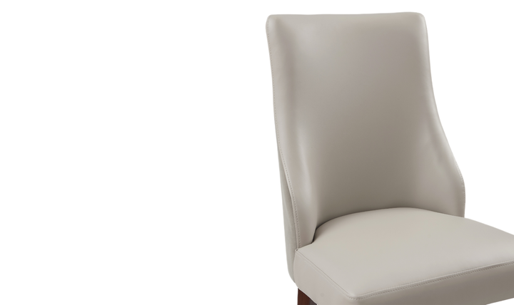 Manhattan Comfort Connie Wood Vegan Leather and Velvet Accent Chair With Set of Two-Jennifer Furniture