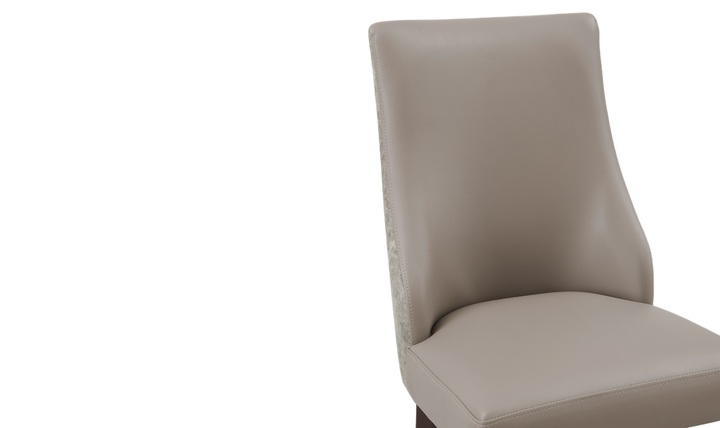 Manhattan Comfort Connie Wood Vegan Leather and Velvet Accent Chair With Set of Two-Jennifer Furniture