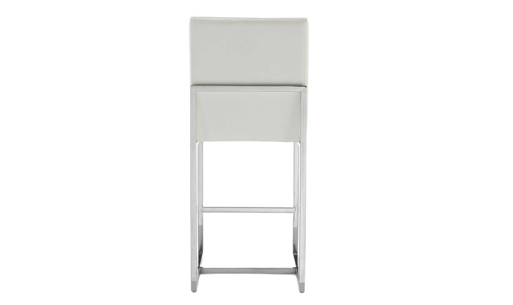 Manhattan Comfort Element Metal Upholstered Counter Stool