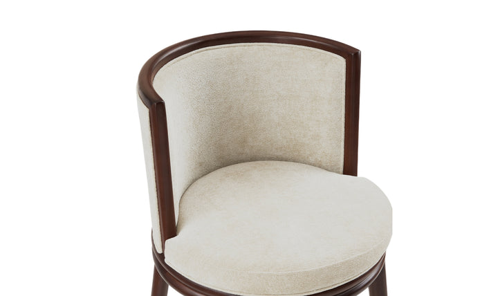 Manhattan Comfort Evalyn Wooden Upholstered Barstool-Jennifer Furniture
