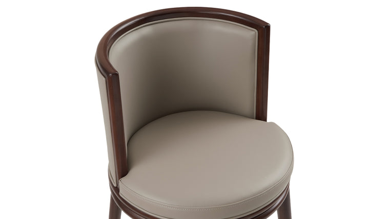 Manhattan Comfort Evalyn Wooden Upholstered Barstool