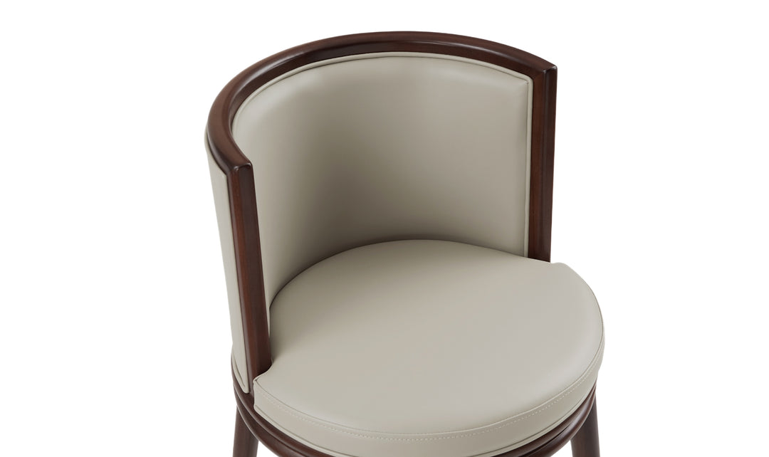 Manhattan Comfort Evalyn Wooden Upholstered Barstool