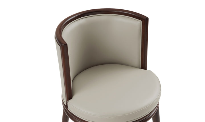 Manhattan Comfort Evalyn Wooden Upholstered Barstool
