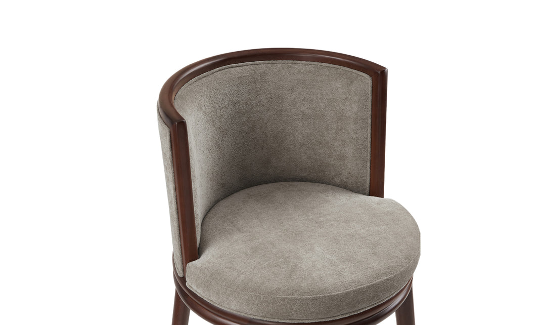 Manhattan Comfort Evalyn Wooden Upholstered Barstool
