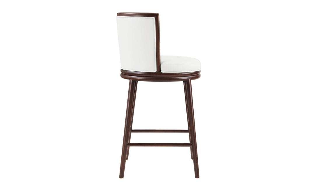 Manhattan Comfort Evalyn Wooden Upholstered Barstool