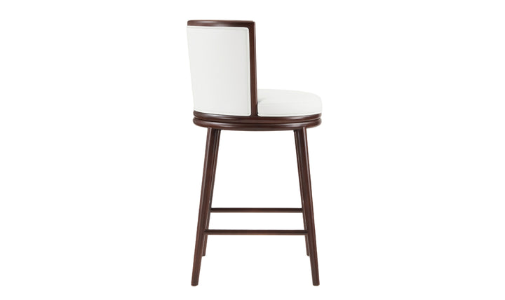 Manhattan Comfort Evalyn Wooden Upholstered Barstool