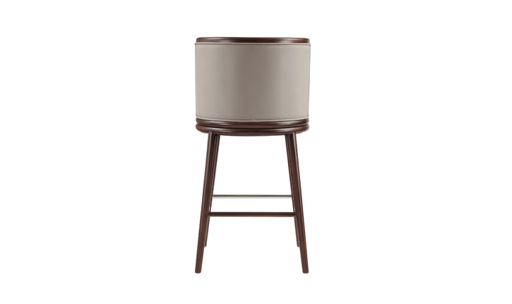 Manhattan Comfort Evalyn Wooden Upholstered Barstool