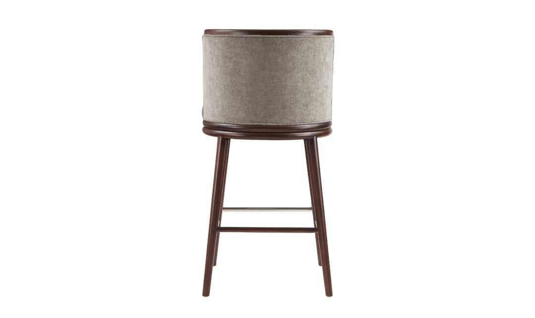 Manhattan Comfort Evalyn Wooden Upholstered Barstool