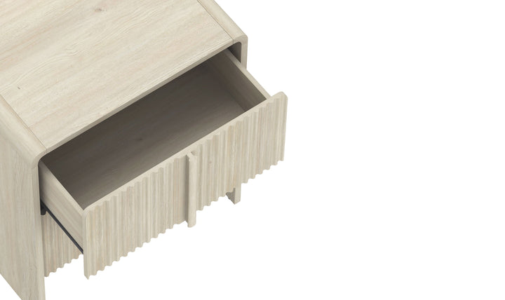 Manhattan Comfort Novara Wooden Nightstand With Two-Drawers