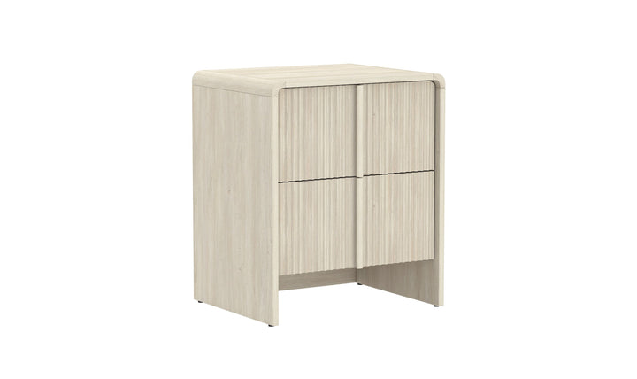 Manhattan Comfort Novara Wooden Nightstand With Two-Drawers