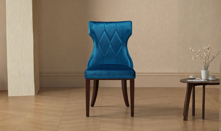 Manhattan Comfort Reine Wood Upholstered Dining Chair-Jennifer Furniture