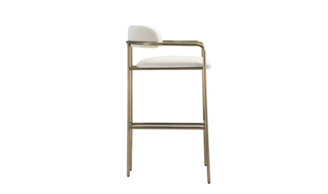 Manhattan Comfort Serene Metal Upholstered Barstool-jennifer