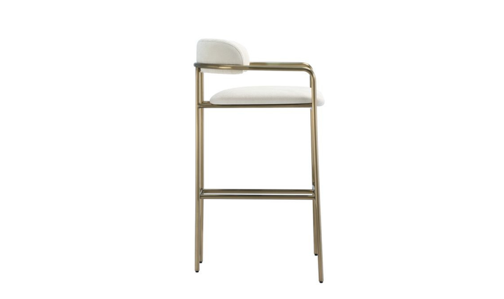 Manhattan Comfort Serene Metal Upholstered Barstool-jennifer