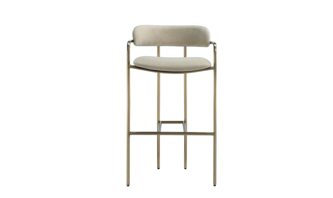Manhattan Comfort Serene Metal Upholstered Barstool-jennifer
