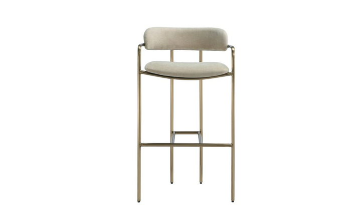 Manhattan Comfort Serene Metal Upholstered Barstool-jennifer
