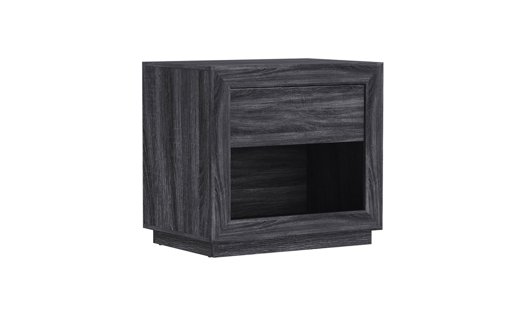 Manhattan Comfort Soren Wooden Nightstand With Drawer-Jennifer Furniture
