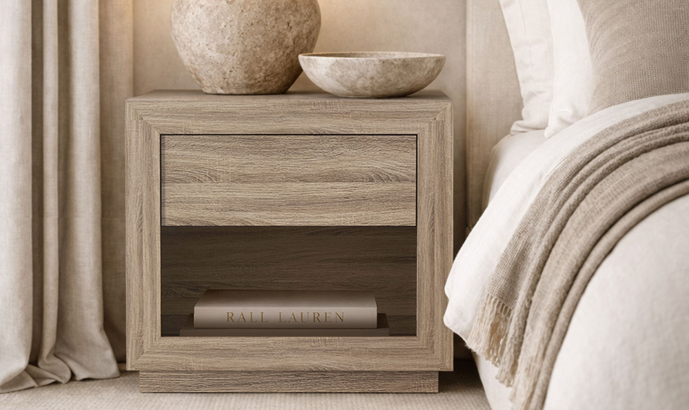 Manhattan Comfort Soren Wooden Nightstand With Drawer-Jennifer Furniture