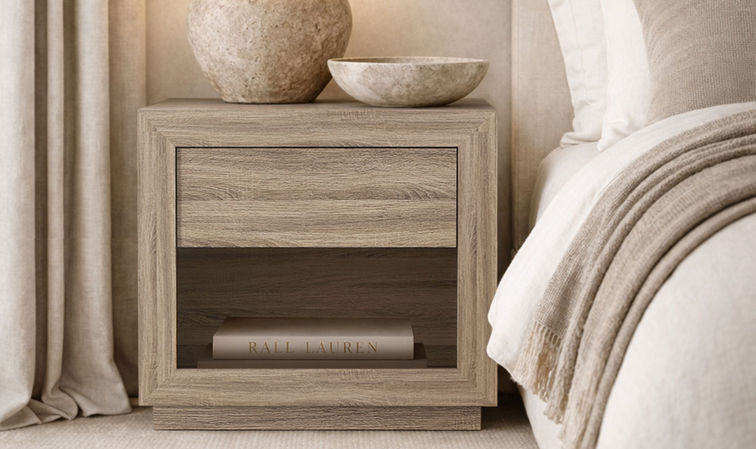 Manhattan Comfort Soren Wooden Nightstand With Drawer-Jennifer Furniture