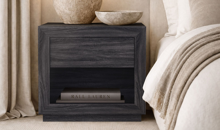 Manhattan Comfort Soren Wooden Nightstand With Drawer-Jennifer Furniture
