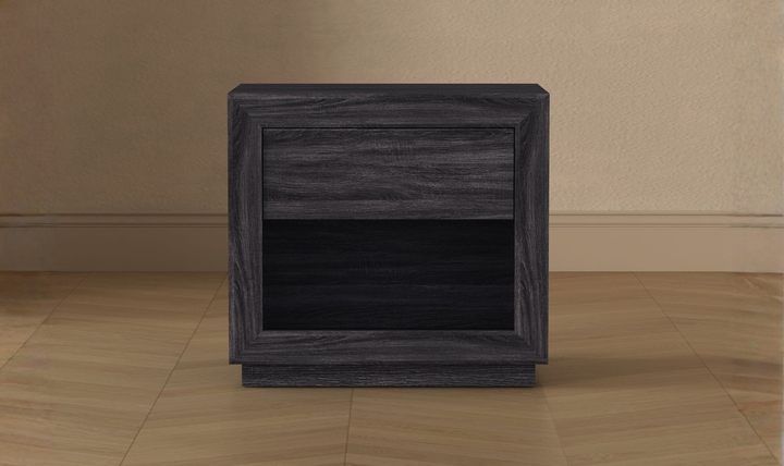 Manhattan Comfort Soren Wooden Nightstand With Drawer-Jennifer Furniture