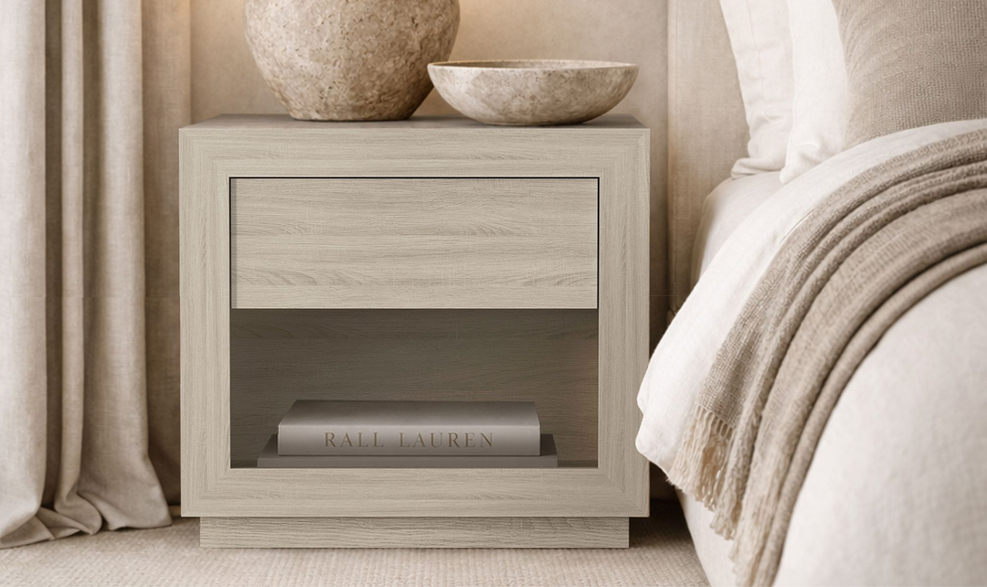 Manhattan Comfort Soren Wooden Nightstand With Drawer-Jennifer Furniture