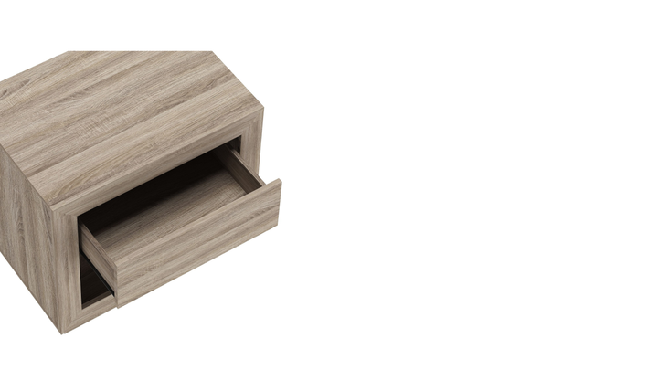 Manhattan Comfort Soren Wooden Nightstand With Drawer-Jennifer Furniture
