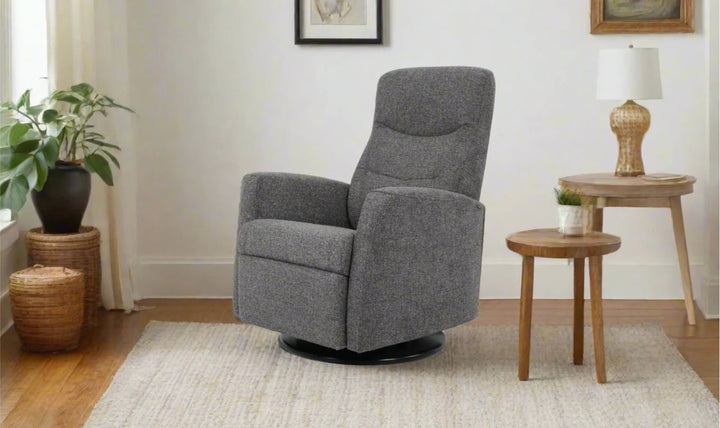 Fjords Oslo Power/Manual Leather Swivel Recliner Chair-Jennifer Furniture