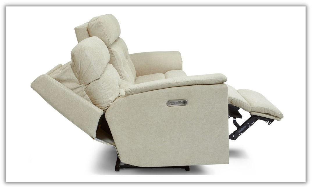 Flexsteel Mason Power Reclining Living Room Set With Headrest