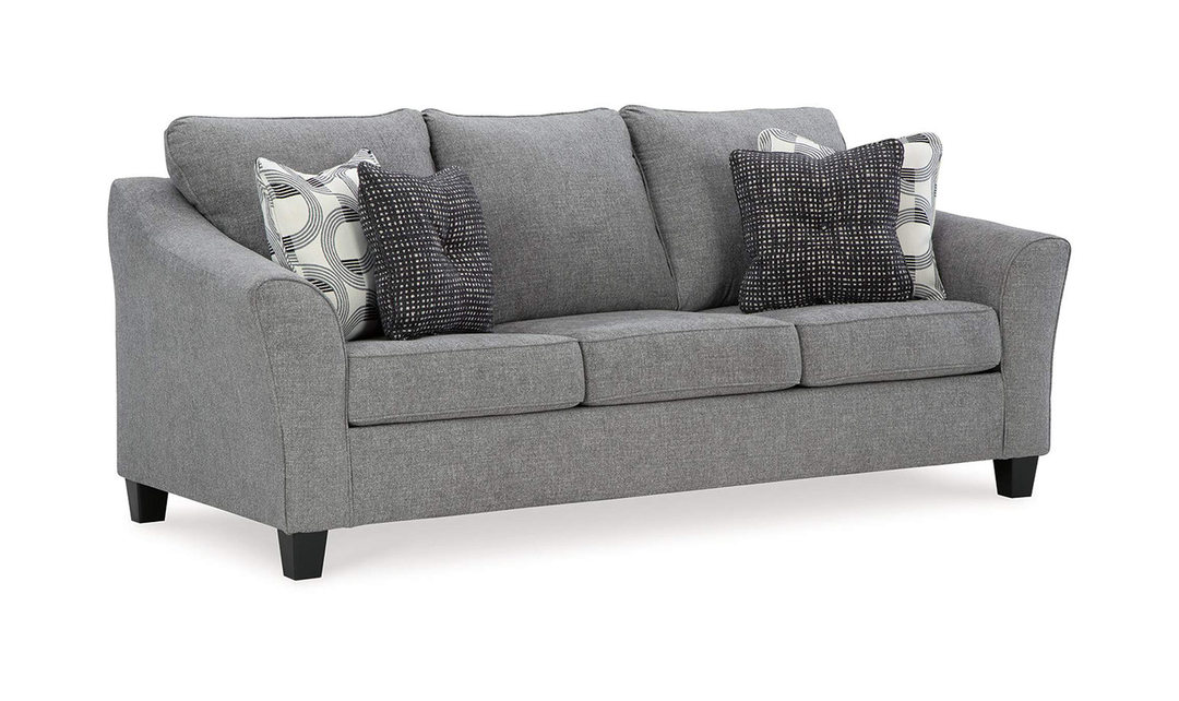 Mathonia 3-Seater Queen Sleeper Sofa In Smoke