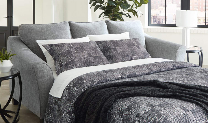 Modern Heritage Mathonia 3-Seater Queen Sleeper Sofa In Smoke