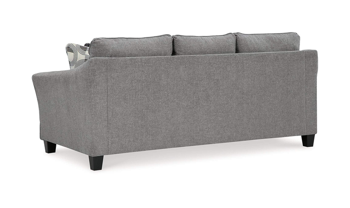 Mathonia 3-Seater Queen Sleeper Sofa In Smoke