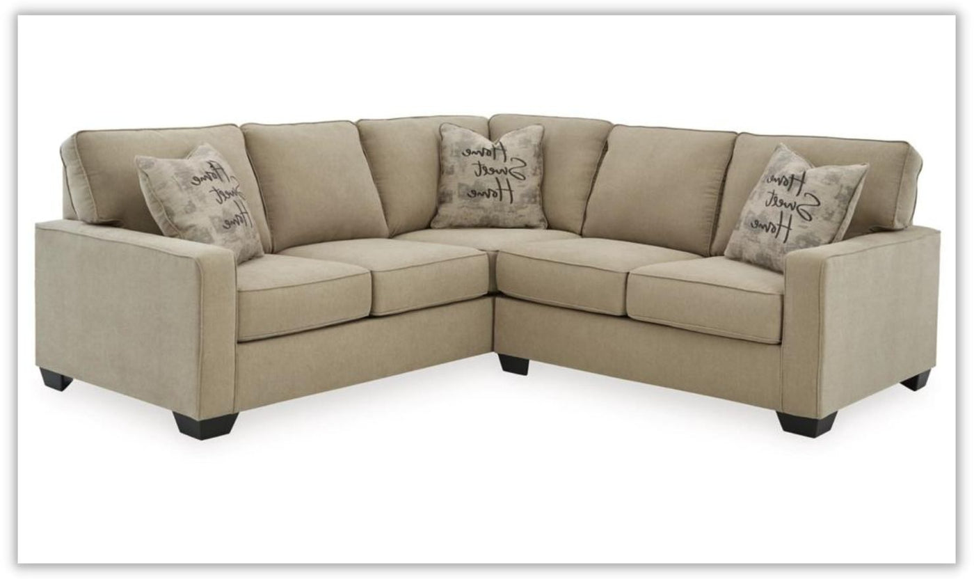 Lucina Sectional Sofa in Fabric