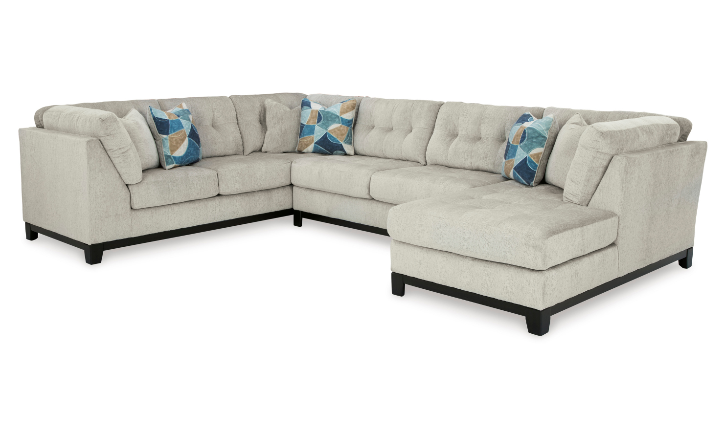 Modern Heritage Maxon Place 3-Piece Sectional with Chaise