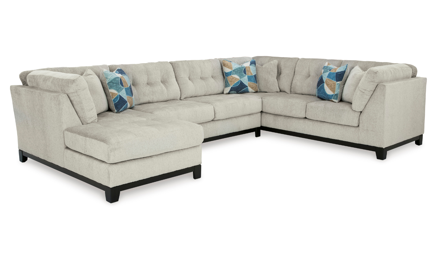Modern Heritage Maxon Place 3-Piece Sectional with Chaise