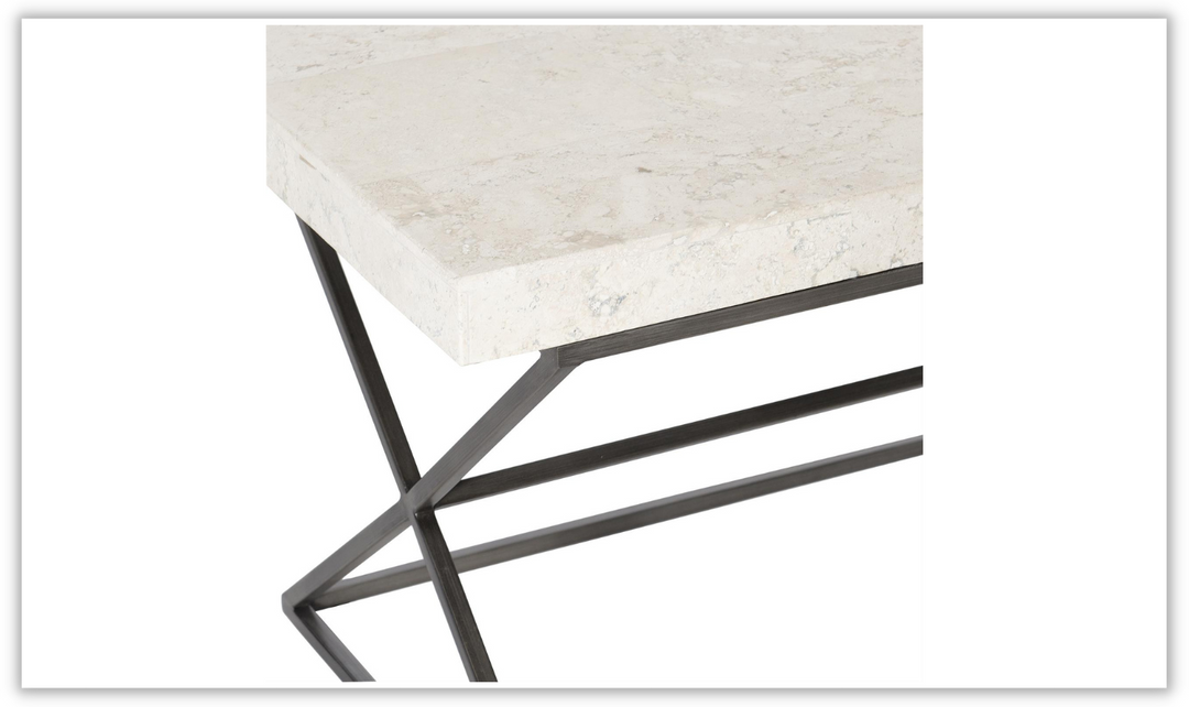 Bernhardt  McCray Cocktail Table with Laminated Stone Top