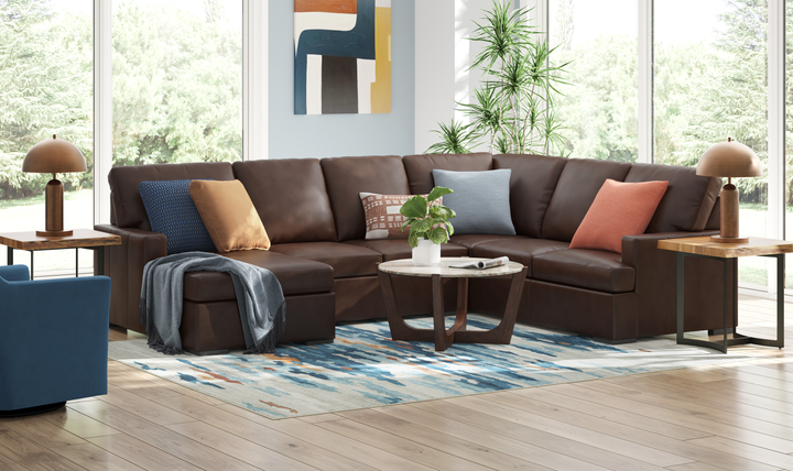 Modern Heritage McDowlan 3-Piece Sectional with Chaise