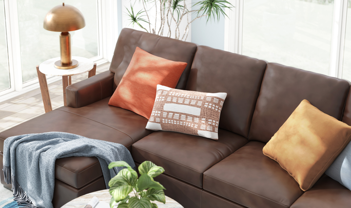 Modern Heritage McDowlan 3-Piece Sectional with Double Chaise