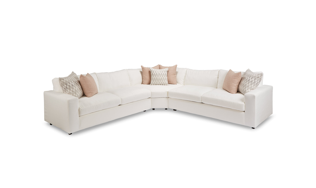 Melissa Carlton Fabric Sectional Sofa - Jennifer Furniture