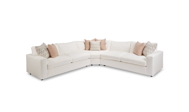 Melissa Carlton Fabric Sectional Sofa - Jennifer Furniture