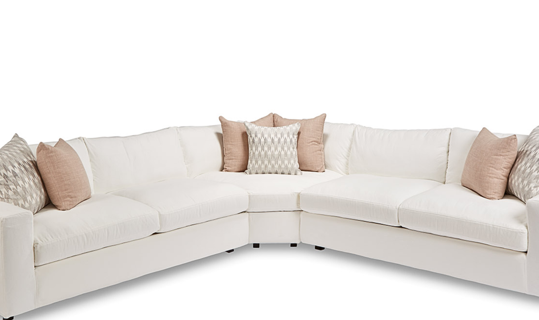 Melissa Carlton Fabric Sectional Sofa - Jennifer Furniture