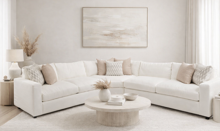 Melissa Carlton Fabric Sectional Sofa - Jennifer Furniture