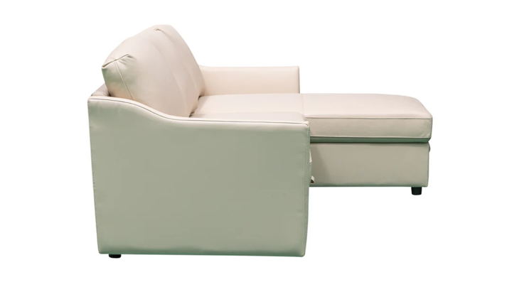 Merax Fabric L-Shape Full Sleeper Sectional Sofa with Reversible Storage Chaise