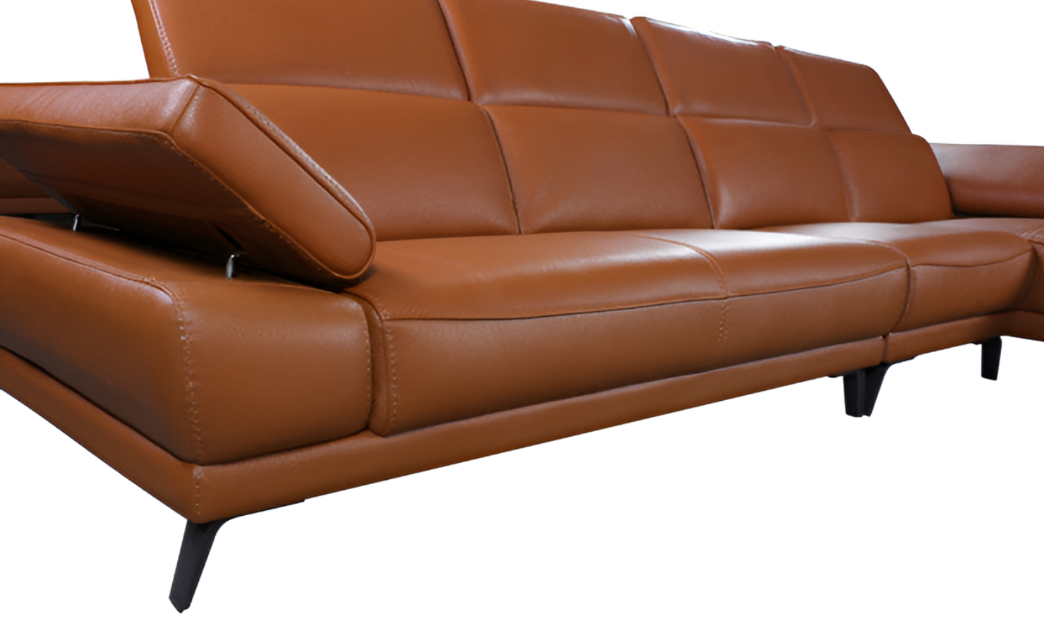Gio Italia Mercer 3 Seater Sectional Chaise with Adjustable Armrest