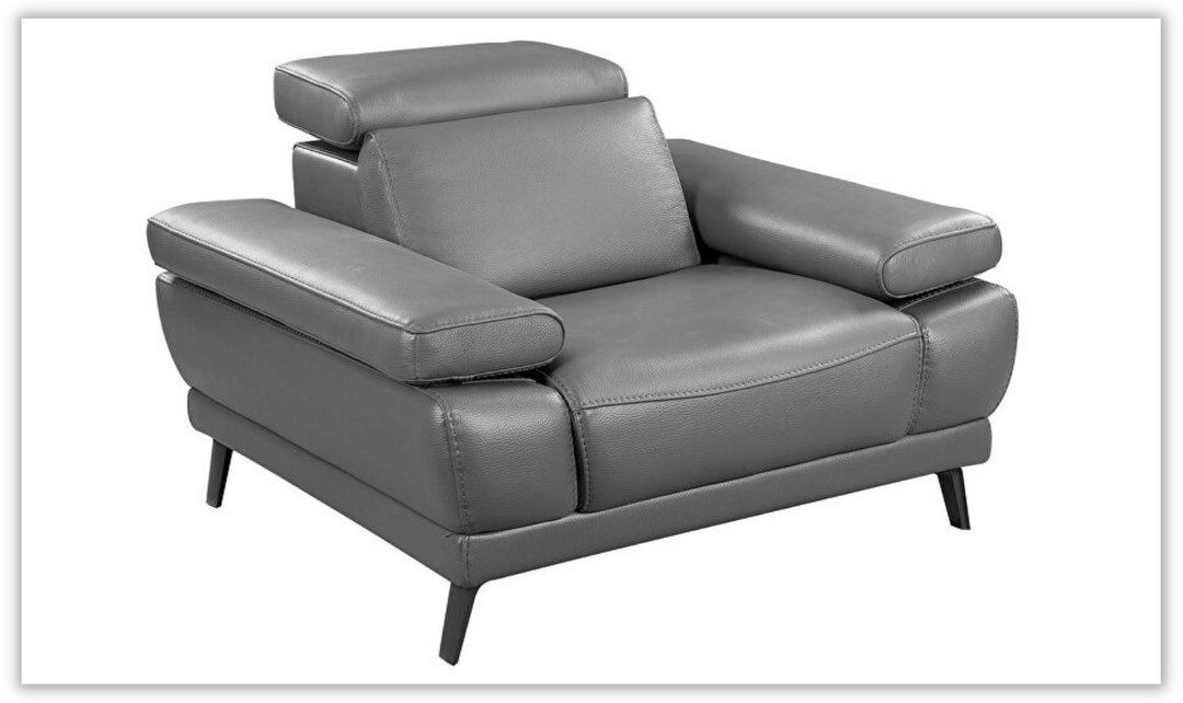 Mercer Leather Chair with Motion Headrest