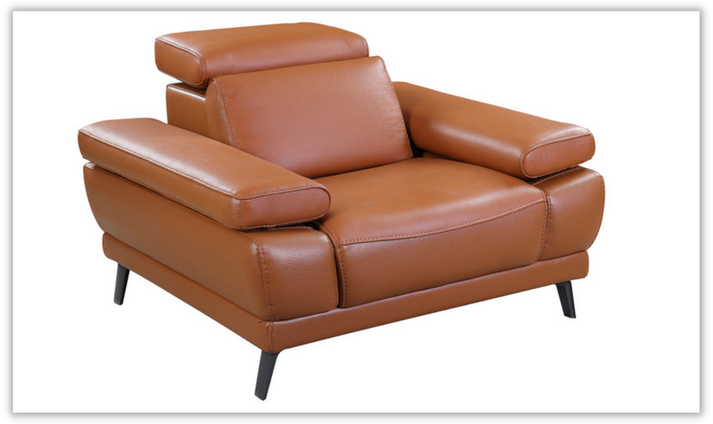 Mercer Leather Chair with Motion Headrest