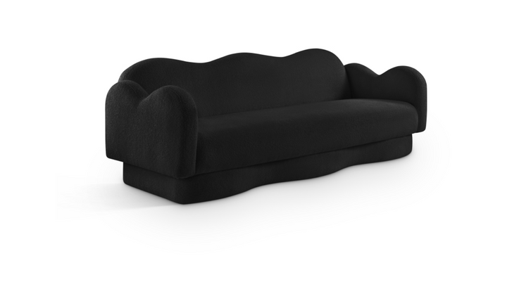 Meridian Furniture Bloom Teddy Fabric Upholstered Sofa